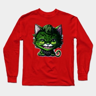 Kawaii Kitty Monster Long Sleeve T-Shirt